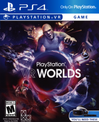 Playstation VR Worlds PAL Playstation 4  box art