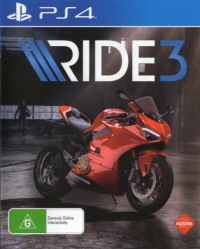 Ride 3 PAL Playstation 4 PAL box art