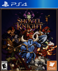 Shovel Knight PAL Playstation 4 PAL box art