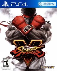 Street Fighter V PAL Playstation 4  box art