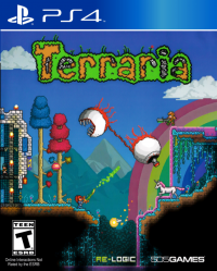 Terraria PAL Playstation 4 PAL box art