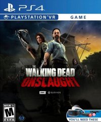 The Walking Dead Onslaught PAL Playstation 4 PAL box art