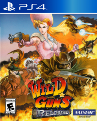 Wild Guns Reloaded PAL Playstation 4 PAL box art