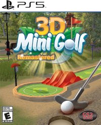 3D Mini Golf Remastered Playstation 5 US box art