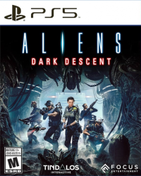 Aliens: Dark Descent PAL Playstation 5 PAL box art