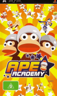 Ape Academy PAL PSP PAL box art
