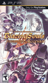 Blazing Souls Accelate PSP US box art
