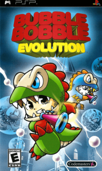 Bubble Bobble Evolution PAL PSP PAL box art