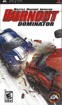Burnout Dominator PAL PSP PAL box art