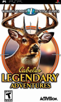 Cabela's Legendary Adventures PSP US box art