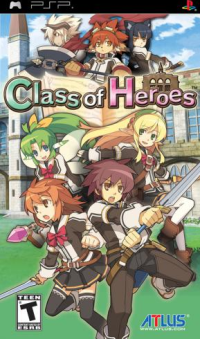 Class of Heroes PSP US box art