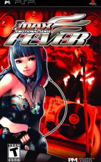 DJ Max Fever PSP US box art