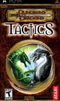 Dungeons & Dragons Tactics PSP US box art