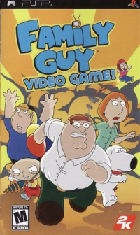 Family Guy PSP US box art