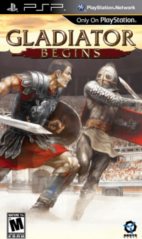 Gladiator Begins PAL PSP PAL box art