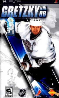 Gretzky NHL 06 PSP US box art