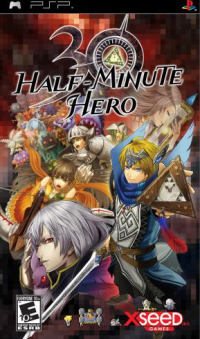 Half-Minute Hero PSP  box art