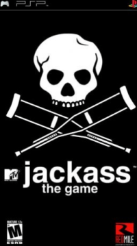 Jackass The Game PAL PSP PAL box art