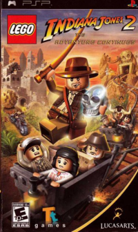 LEGO Indiana Jones 2: The Adventure Continues PAL PSP PAL box art