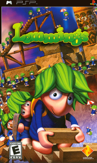 Lemmings PAL PSP PAL box art