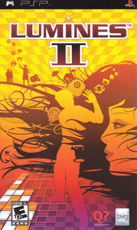 Lumines II PSP US box art