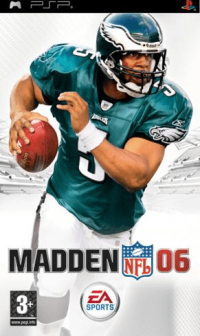 Madden NFL 06 PAL PSP PAL box art