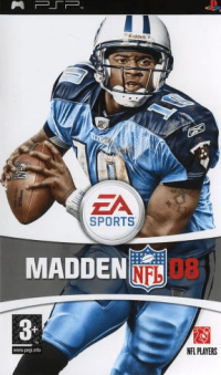 Madden NFL 08 PAL PSP PAL box art