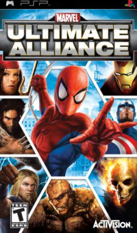 Marvel Ultimate Alliance PSP US box art