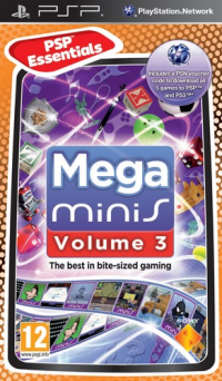 Mega Minis Volume 3 PAL PSP PAL box art