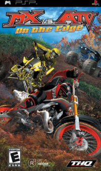 MX vs. ATV: On the Edge PAL PSP PAL box art