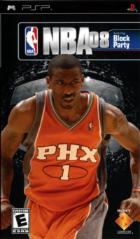 NBA 08 PSP  box art