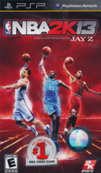 NBA 2K13 PAL PSP PAL box art