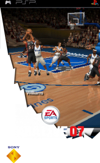 NBA Live 07 PAL PSP box art