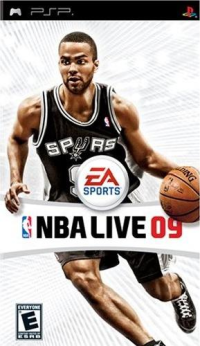 NBA Live 09 PAL PSP PAL box art