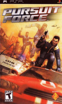 Pursuit Force PAL PSP PAL box art