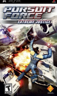 Pursuit Force: Extreme Justice PAL PSP PAL box art