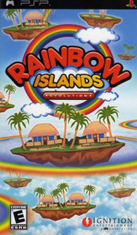 Rainbow Islands Evolution PSP  box art