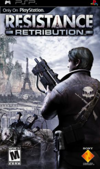 Resistance: Retribution PSP  box art