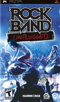 Rock Band Unplugged PSP  box art