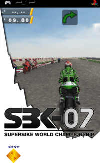 SBK-07 Superbike World Championship PAL PSP PAL box art