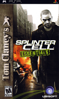 Splinter Cell: Essentials PAL PSP box art