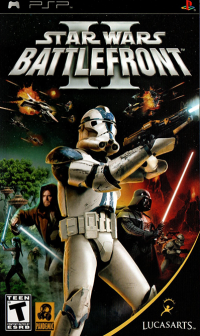 Star Wars Battlefront II PSP US box art
