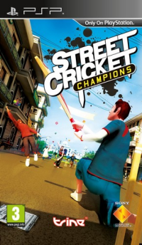Street Cricket Champions PAL PSP PAL box art