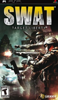 SWAT: Target Liberty PAL PSP  box art