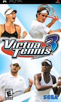 Virtua Tennis 3 PAL PSP PAL box art