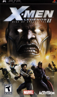 X-men Legends II PSP US box art