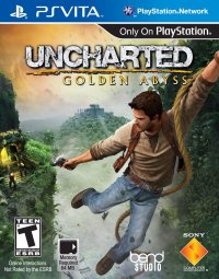 Uncharted: Golden Abyss Playstation Vita US box art