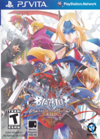 BlazBlue: Continuum Shift Extend PAL Playstation Vita PAL box art