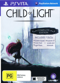 Child of Light Playstation Vita US box art