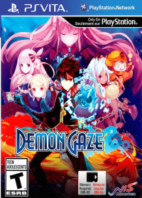 Demon Gaze PAL Playstation Vita box art
